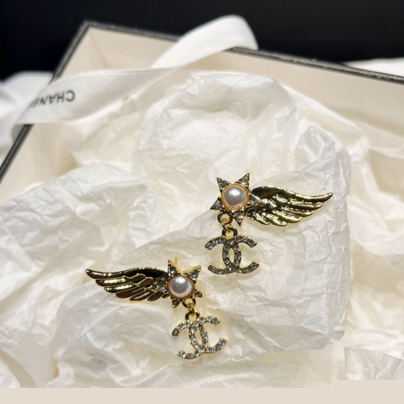 Ch*el earrings
